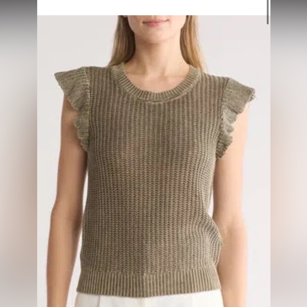 DR2 Green Knit Muscle Tee